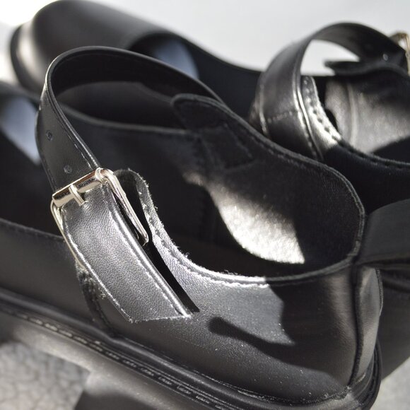 Black Retro French Style Thick-Soled Mary Jane Shoes - US 6 Women's *NEVER WORN* - Picture 5 of 6